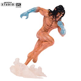 ABYstyle Figura Attack On Titan Eren Jaeger en Forma de Titán, Escala 1/10, 19 cm, PVC, Figura de Colección Oficial