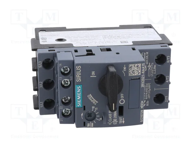 SIEMENS 3RV2021-4AA15 Interruptor motorizado 7,5kW S0