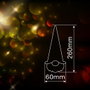 GSC Evolution Gnomo de Navidad LED colgante Gelbin Blanco 26cm