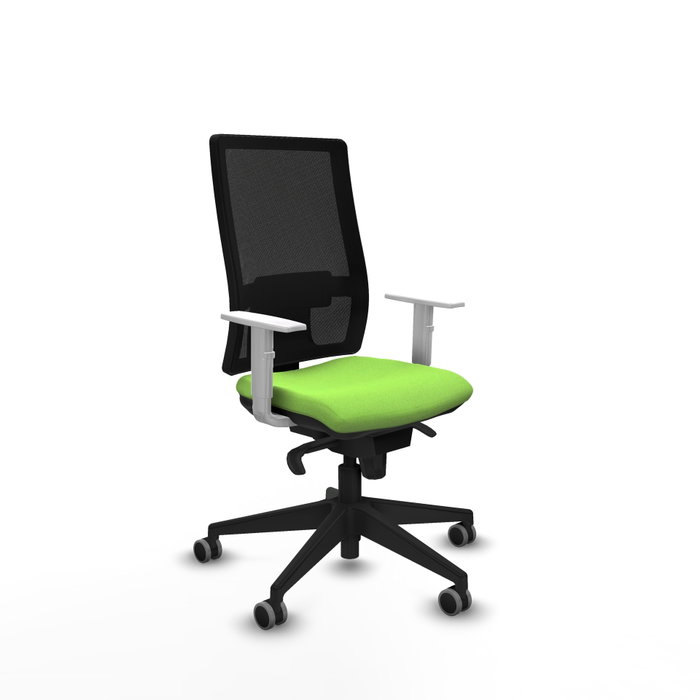 PIQUERAS Y CRESPO Silla de oficina Horna con mecanismo Sincro, Pistacho y Negro PIQUERAS Y CRESPO Silla de oficina Horna con mecanismo Sincro, Pistacho y Negro