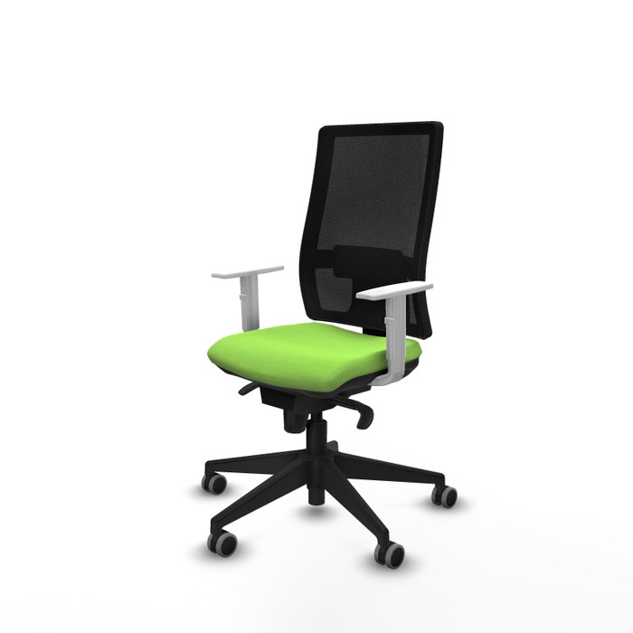 PIQUERAS Y CRESPO Silla de oficina Horna con mecanismo Sincro, Pistacho y Negro PIQUERAS Y CRESPO Silla de oficina Horna con mecanismo Sincro, Pistacho y Negro