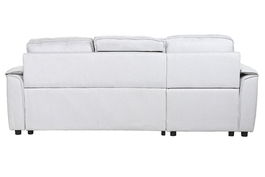 DKD Home Decor Sofá Cama Moderno Gris Claro, 153 x 88 x 220 cm