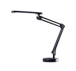 Archivo 2000 Lámpara Led Flexo De Sobremesa Cabezal Pivotable Horizontal-Vertical Con Base Luz Blanco Neutro 150x565x280 mm Negro