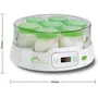 Little Balance LIT1697020550368 Yogurtera Digital con 7 Recipientes + 6 Recipientes Adicionales