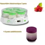 Little Balance LIT1697020550368 Yogurtera Digital con 7 Recipientes + 6 Recipientes Adicionales