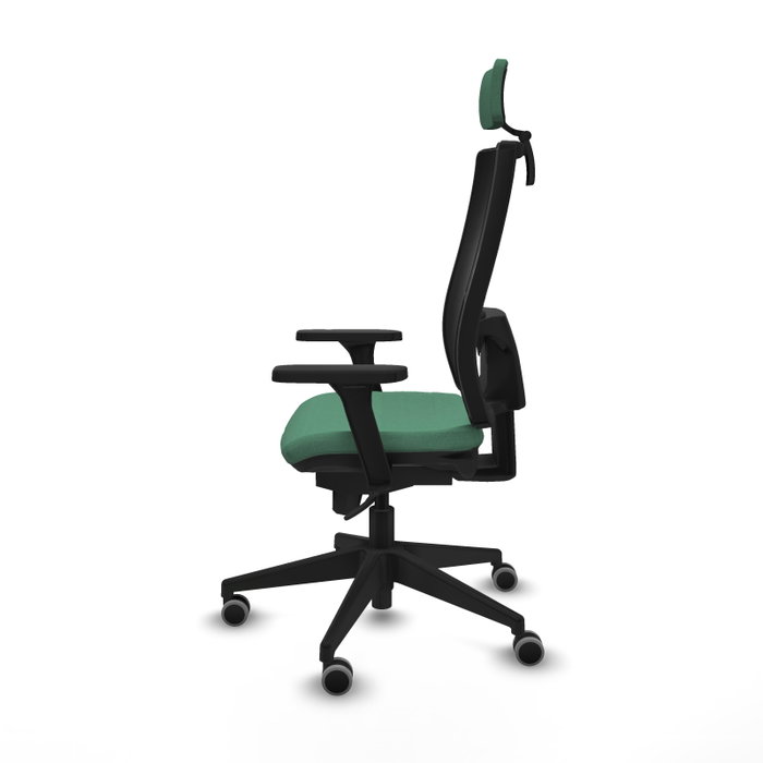 PIQUERAS Y CRESPO Silla de oficina Horna Verde esmeralda con mecanismo Sincro PIQUERAS Y CRESPO Silla de oficina Horna Verde esmeralda con mecanismo Sincro
