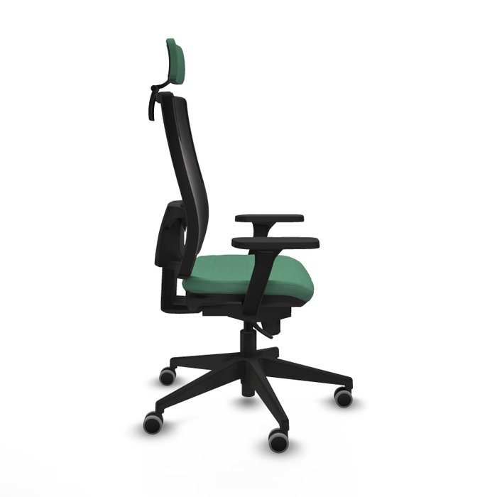 PIQUERAS Y CRESPO Silla de oficina Horna Verde esmeralda con mecanismo Sincro PIQUERAS Y CRESPO Silla de oficina Horna Verde esmeralda con mecanismo Sincro