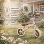 Toimsa Bicicleta sin Pedales Rosa Vintage 10" para Niños de 2 a 3 Años