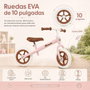 Toimsa Bicicleta sin pedales Rosa Vintage 10 pulgadas