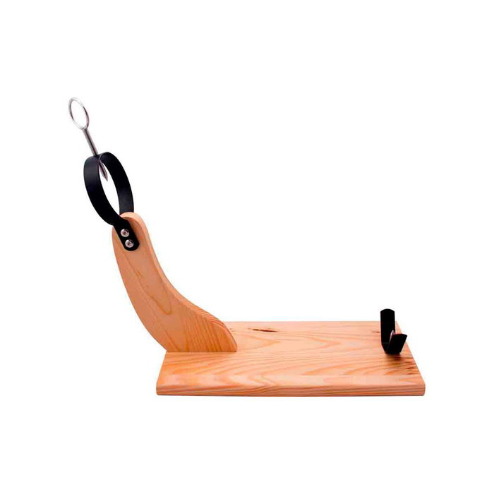 Gourmet Kitchen Jamonero de madera de pino claro 44 x 41 cm