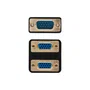 Nanocable Cable Bifurcador SVGA HDB15/M a 2xHDB15/H Oro 20cm