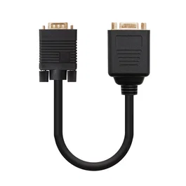 Nanocable Cable Bifurcador SVGA HDB15/M a 2xHDB15/H Oro 20cm