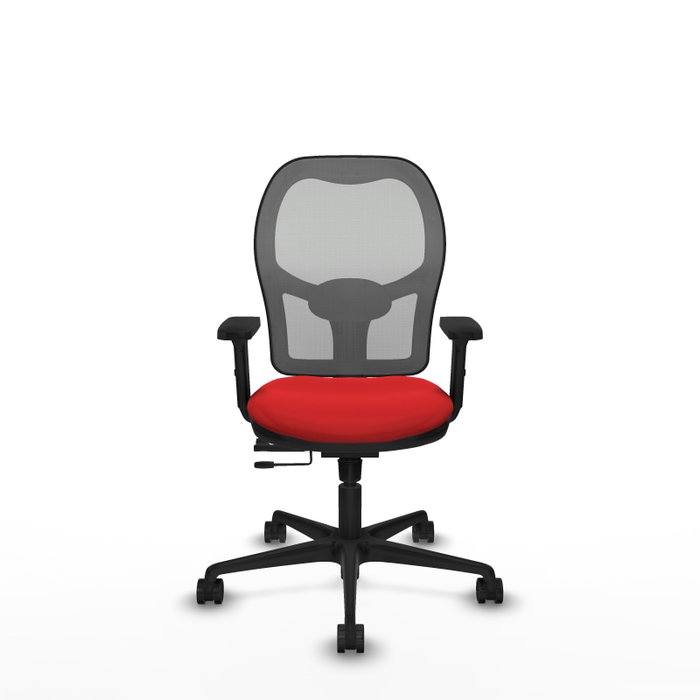 PIQUERAS Y CRESPO Silla de oficina Jorquera Rojo/Gris PIQUERAS Y CRESPO Silla de oficina Jorquera Rojo/Gris