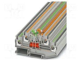 PHOENIX CONTACT PTT 2,5-2MT Conector de carril gris