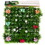 Je cherche une Idee Loseta de Césped Artificial con Flores 25x25 cm PE - Modelos Surtidos (Blancas/Colores) - Idea Decorativa Francesa