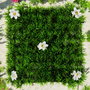 Je cherche une Idee Loseta de Césped Artificial con Flores 25x25 cm PE - Modelos Surtidos (Blancas/Colores) - Idea Decorativa Francesa