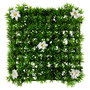 Je cherche une Idee Loseta de Césped Artificial con Flores 25x25 cm PE - Modelos Surtidos (Blancas/Colores) - Idea Decorativa Francesa
