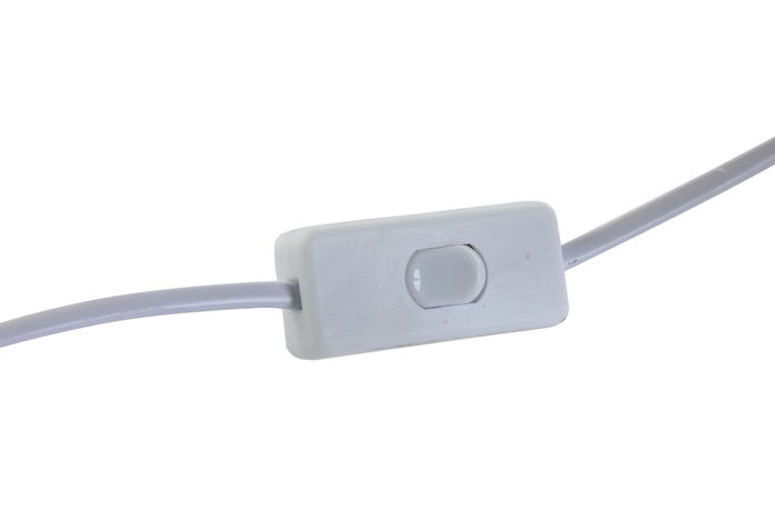 DKD Home Decor Lámpara Sobremesa Romántico Blanco Beige 20 x 36 x 20 cm (2 Unidades)