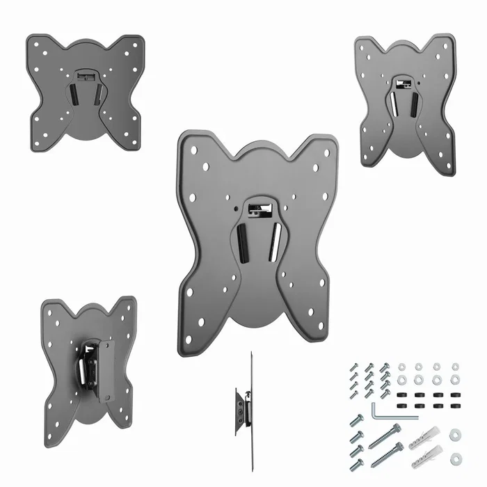 Gembird WM-42T-03 Soporte de Pared para TV Inclinable, Compatible 23”-42” (58-107cm), Hasta 25kg, VESA 200x200, Negro