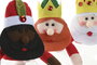 DKD Home Decor Figura Reyes Magos Multicolor Surtido de 3