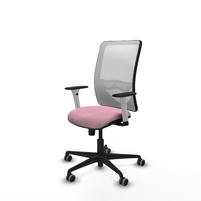 PIQUERAS Y CRESPO Silla de oficina Zulema Rosa y Blanco PIQUERAS Y CRESPO Silla de oficina Zulema Rosa y Blanco