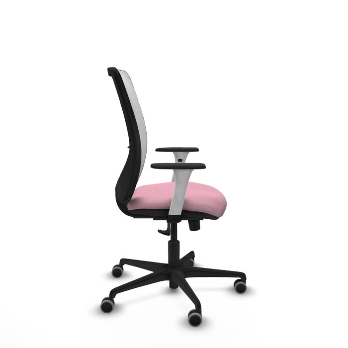 PIQUERAS Y CRESPO Silla de oficina Zulema Rosa y Blanco PIQUERAS Y CRESPO Silla de oficina Zulema Rosa y Blanco