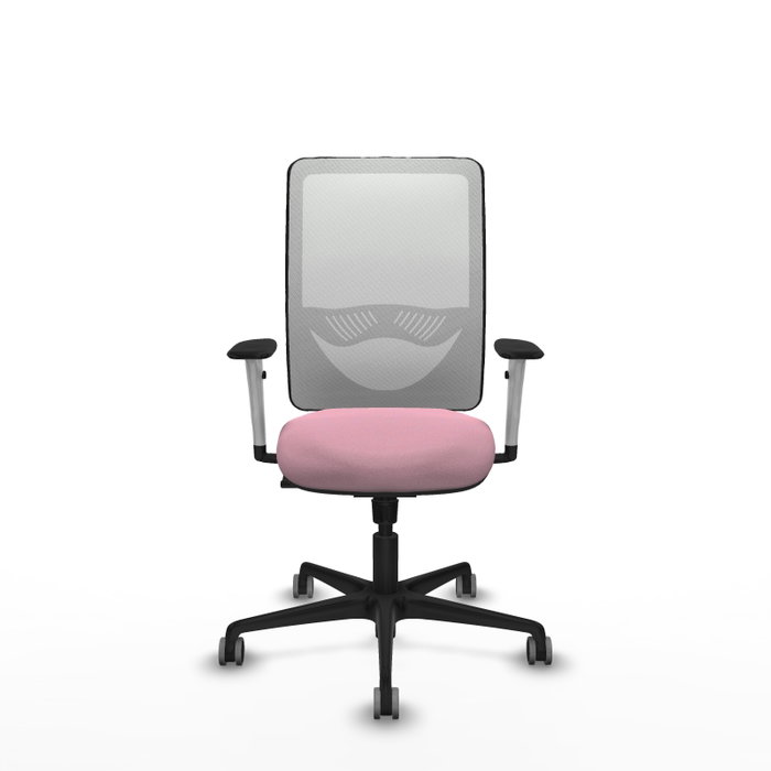 PIQUERAS Y CRESPO Silla de oficina Zulema Rosa y Blanco PIQUERAS Y CRESPO Silla de oficina Zulema Rosa y Blanco