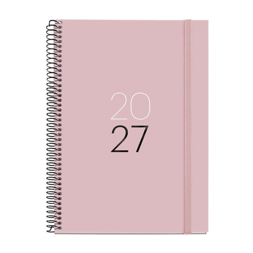 MIQUELRIUS Agenda Anual 2027 Basic Calm Espiral Tapa Extra Arena MIQUELRIUS Agenda Anual 2027 Basic Calm Espiral Tapa Extra Arena