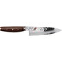 Miyabi 6000MCT Gyutoh 16cm con hoja de acero MC63 y mango de madera Pakka marrón