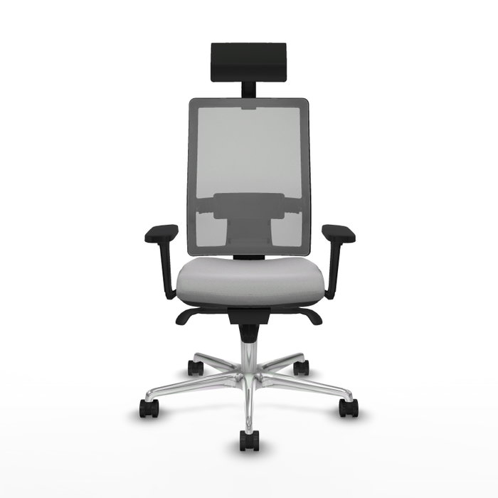PIQUERAS Y CRESPO Silla de oficina Horna con mecanismo Sincro Gris PIQUERAS Y CRESPO Silla de oficina Horna con mecanismo Sincro Gris