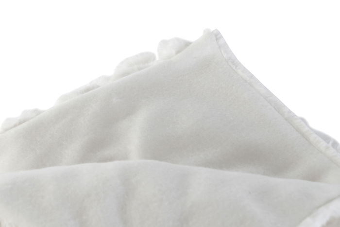 DKD Home Decor Manta Sofa Polar 2c24 Urban Crudo Poliester 170 x 130 cm (2 Unidades)