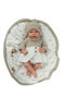 Muñecas Arias Muñeca Reborn bebé Noa, 40 cm, color beige, incluye manta de invierno, juguete para niñas a partir de 3 años
