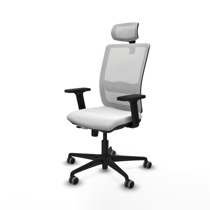 PIQUERAS Y CRESPO Silla de oficina Haches con mecanismo Sincro/Traslack en Blanco PIQUERAS Y CRESPO Silla de oficina Haches con mecanismo Sincro/Traslack en Blanco