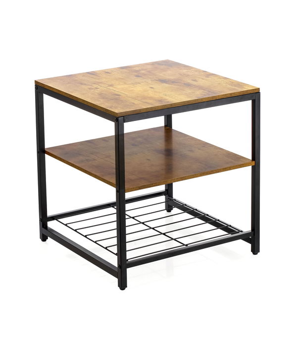 Confortime Estantería Auxiliar de Tubo de 20 mm, Metal, 50 x 50 x 51 cm (2 Unidades)