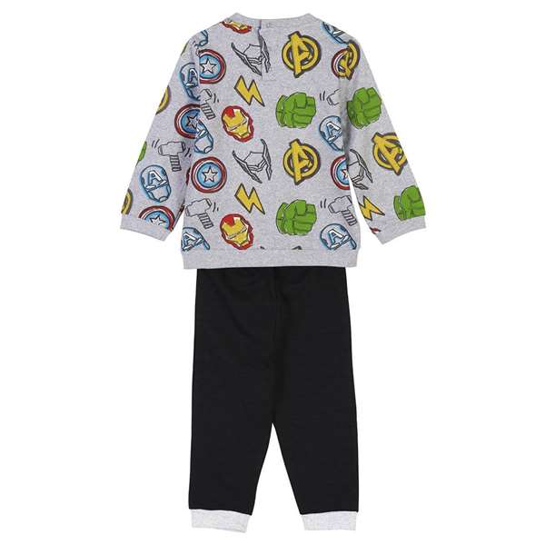 Cerdá Chandal para Bebé con Licencia Oficial Marvel - Conjunto de Algodón Perchado Azul Talla 12 a 18 Meses (T018)