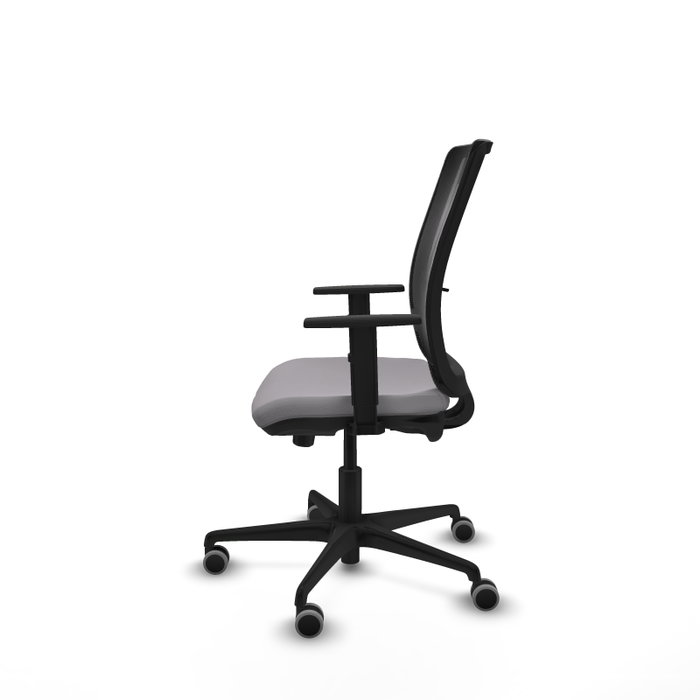 PIQUERAS Y CRESPO Silla de oficina Haches Gris y Negro