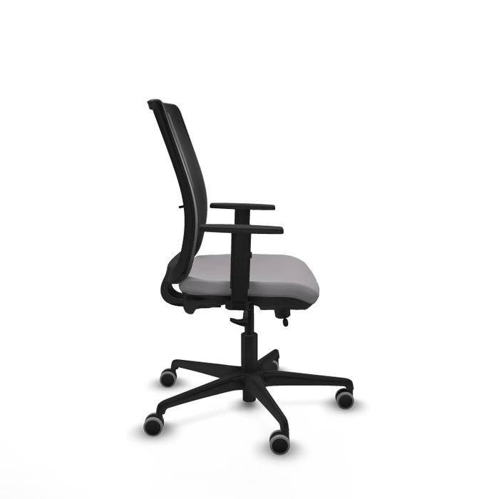 PIQUERAS Y CRESPO Silla de oficina Haches Gris y Negro