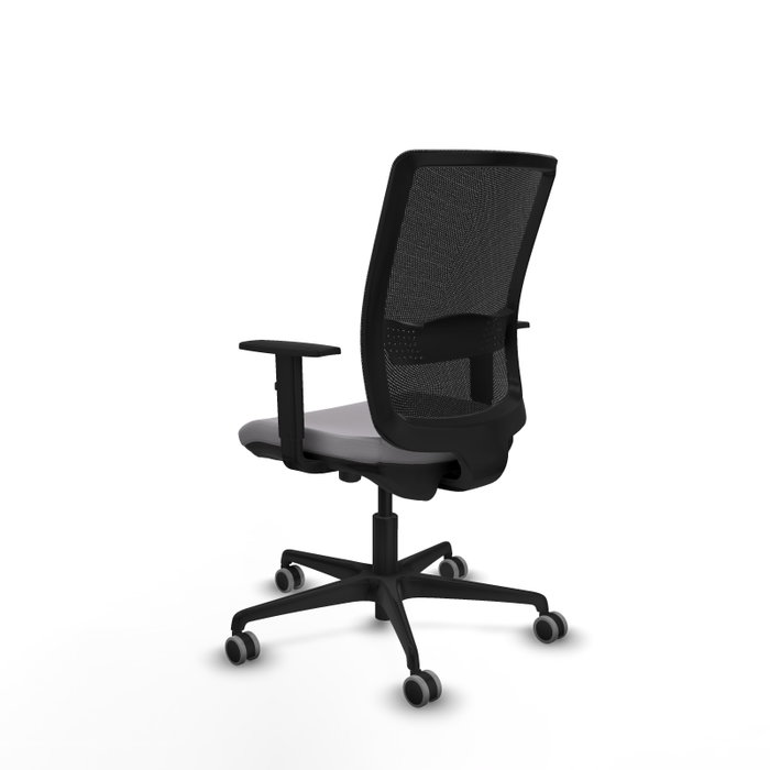 PIQUERAS Y CRESPO Silla de oficina Haches Gris y Negro