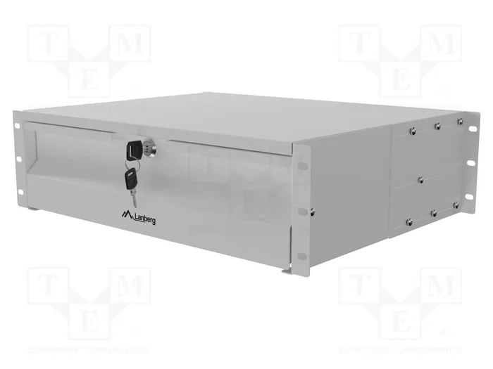 Lanberg Cajón para Armario 19" 3U 360mm Gris