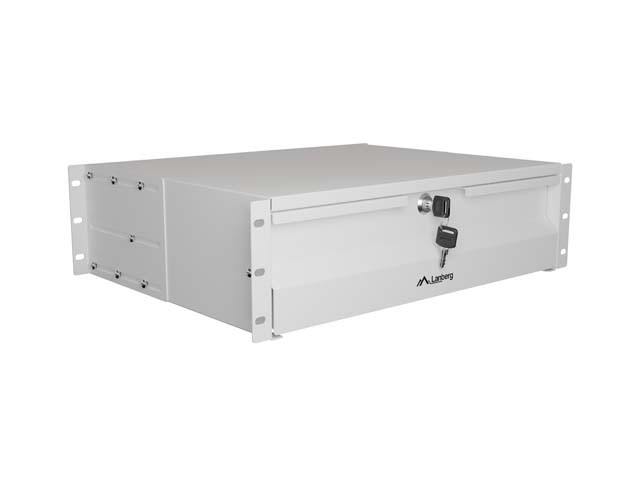 Lanberg Cajón para Armario 19" 3U 360mm Gris