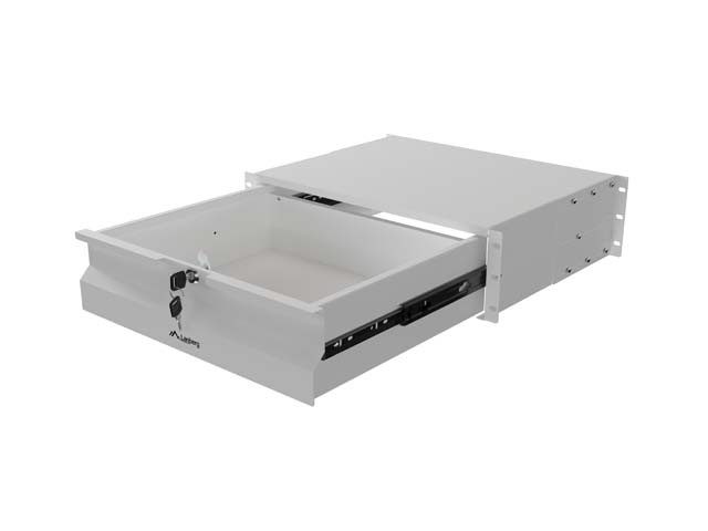 Lanberg Cajón para Armario 19" 3U 360mm Gris
