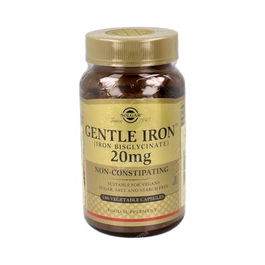 Solgar Hierro Gentle 20 mg. Cápsulas Vegetales