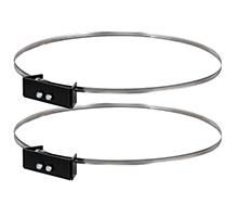 B-Tech BT7832 Soporte TV para Columna o Pilar, Sistema de Fijación sin Taladros para Pantallas Planas, Ideal para Aeropuertos, Oficinas y Auditorios