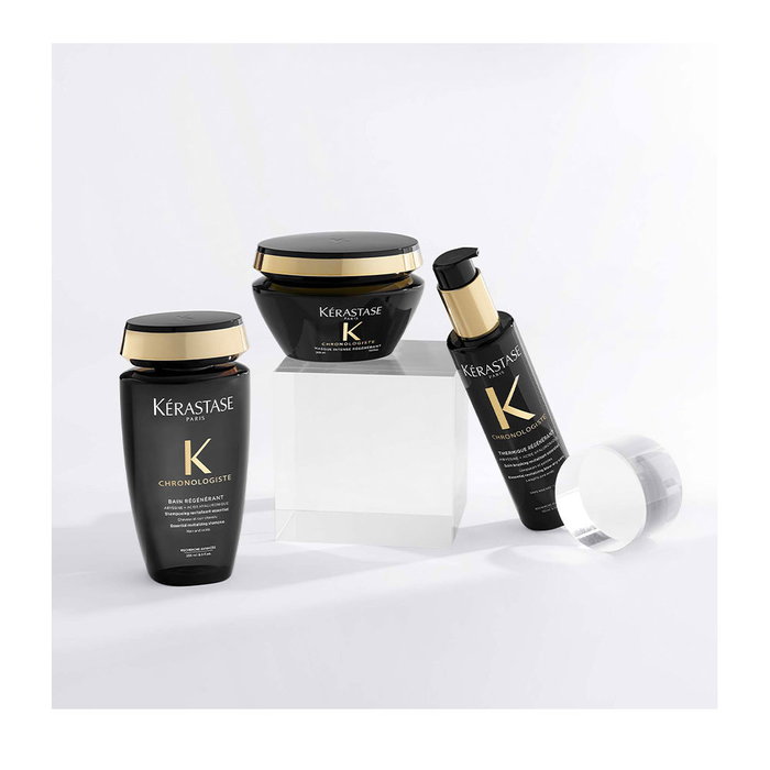 Kérastase Chronologiste Champú Rejuvenecedor Regenerante Antiedad Bain Régénérant 250 ml - Para Cabello y Cuero Cabelludo con Ácido Hialurónico