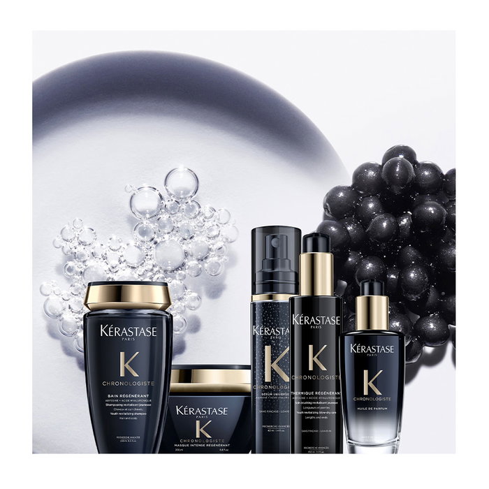 Kérastase Chronologiste Champú Rejuvenecedor Regenerante Antiedad Bain Régénérant 250 ml - Para Cabello y Cuero Cabelludo con Ácido Hialurónico