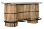 DKD Home Decor Mueble Bar Mango y Metal 60 x 100 x 180 cm