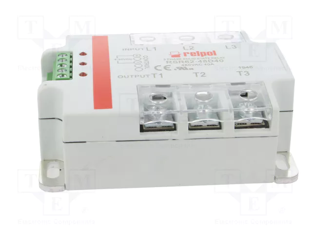 RELPOL RSR62-48D40 Relé de semiconductor trifásico 40A 24-530VAC