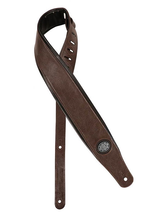 Correa Gaucho Serie Acolchada para Guitarra Marrón Oscuro/Negra Correa Gaucho Serie Acolchada para Guitarra Marrón Oscuro/Negra