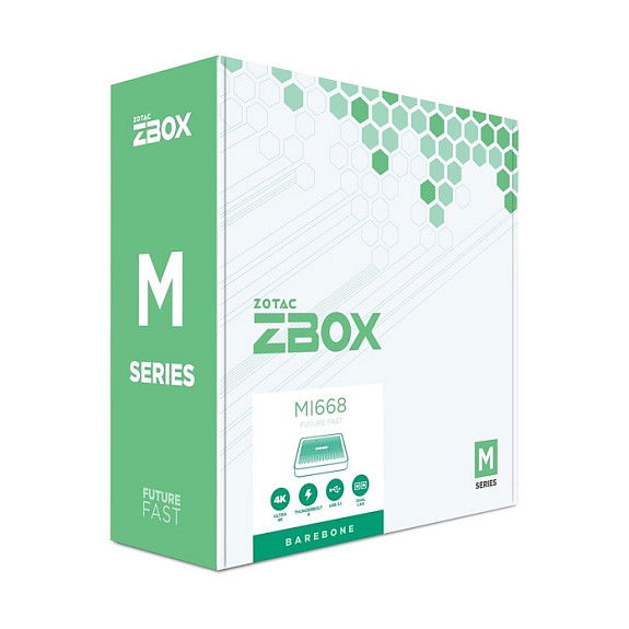 Zotac MI668 Mini PC Barebone Intel Core i7-1360P DDR5 SODIMM SATA M.2