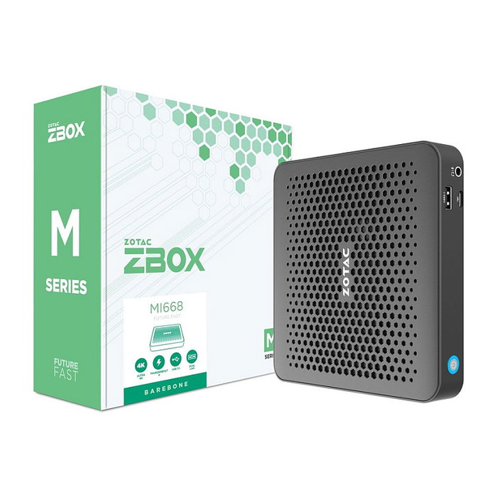 Zotac MI668 Mini PC Barebone Intel Core i7-1360P DDR5 SODIMM SATA M.2